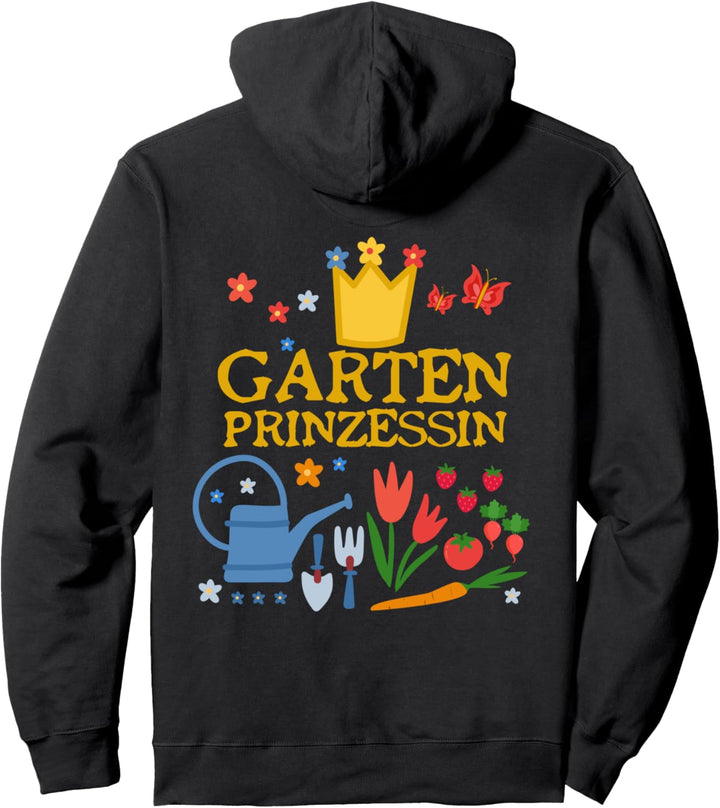 Gartenkönigin Gartenprinzessin Garten Gärtnerin Gärtnerinnen Pullover Hoodie