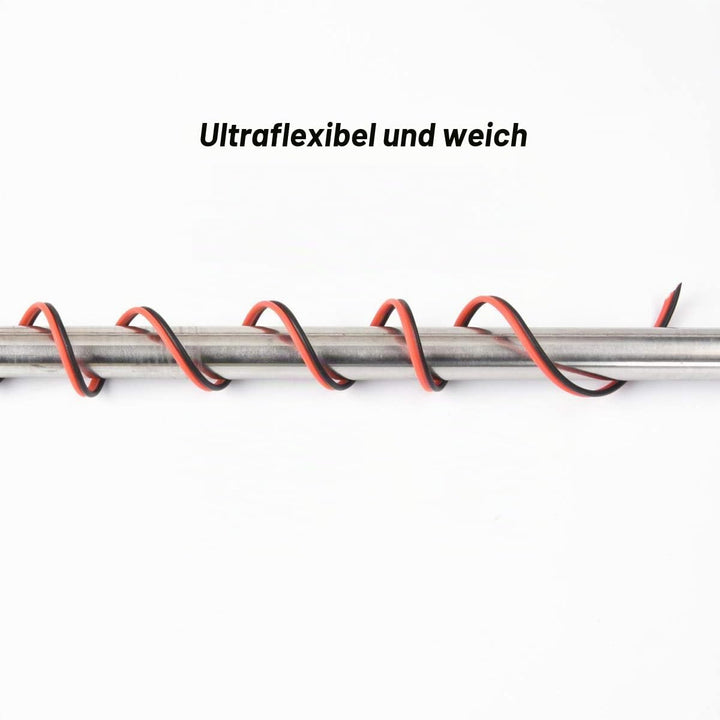 2.0mm² 14 AWG Silikon Elektrischer Draht Hook-up Kabel Insgesamt 20 Meter [10 Meter schwarz und 10 M