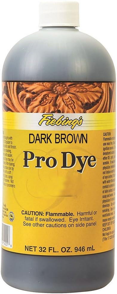 Fiebing's Professional Oil Dye dunkelbraun 32 OZ, dunkelbraun 32 OZ