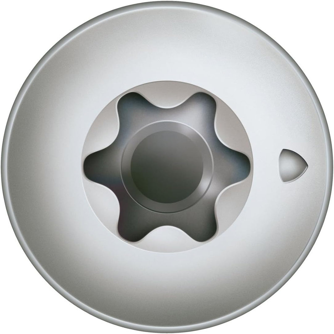 SPAX 35708000601001 Die Pfostenschraube, Zentrierkopf, T-STAR plus, CUT, Vollgewinde, Edelstahl rost