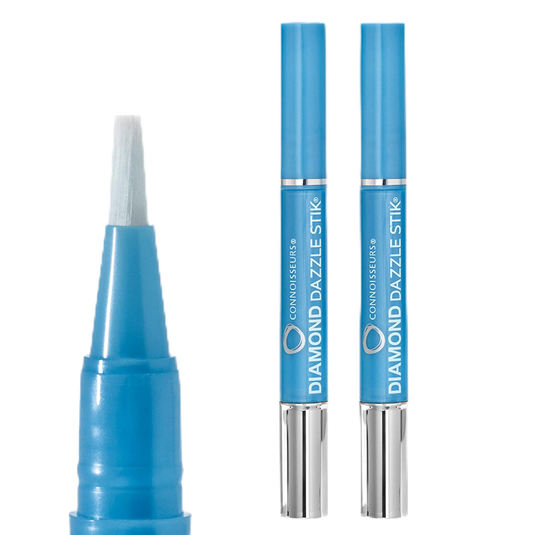 CONNOISSEURS Diamond Dazzle Stik – Tragbarer Diamantreiniger für Ringe und anderen Schmuck – bringen