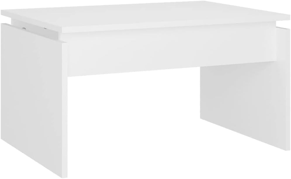 Couchtisch Weiss 68x50x38 cm Spanplatte