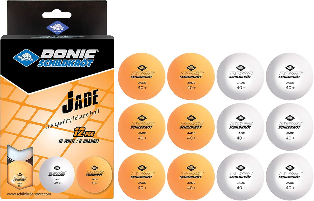 Donic-Schildkröt Tischtennis-Set Hobby, für 2 Spieler (2 Schläger, 3 Bälle, in Tragetasche, gute Fre
