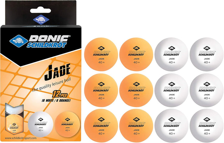 JOOLA Tischtennis Set Duo PRO 2 Tischtennisschläger + 3 Tischtennisbälle + Tischtennishülle, rot/sch