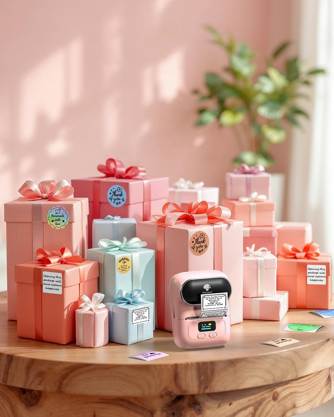 Phomemo M110 Etikettendrucker – Barcodedrucker Mini Bluetooth Etikettendrucker Thermo Etikettendruck