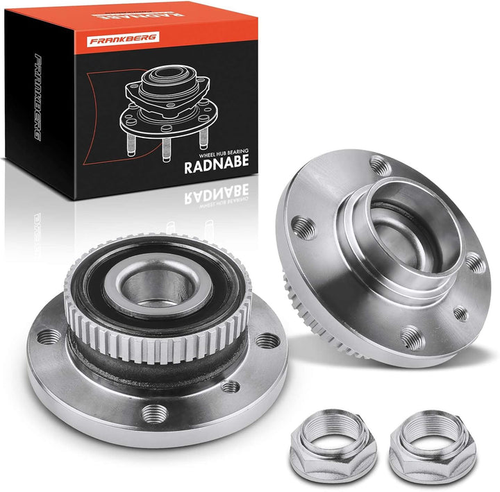 Frankberg 2x Radnabe Radlagersatz Vorne für 3er E30 3er Cabriolet E30 3er Touring E30 Z1 Roadster 1.