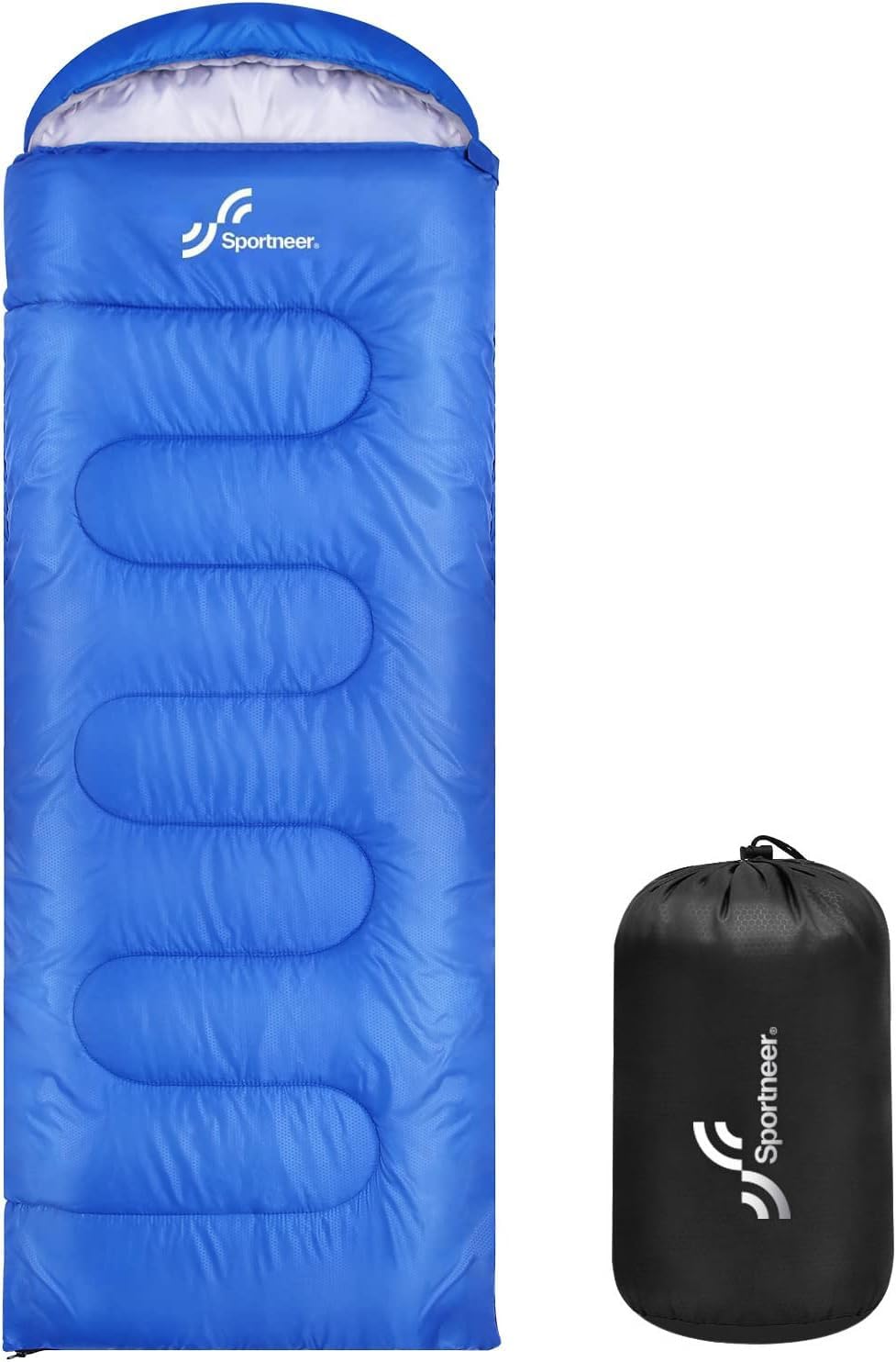 Schlafsack für 3-4 Jahreszeiten: Sportneer Schlafsack Winter Outdoor Sleeping Bag Tragbar Ultraleich