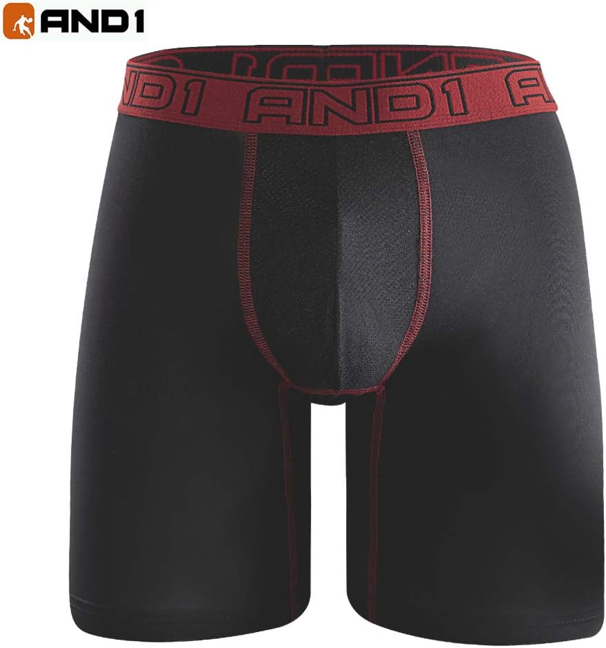 AND1 Sport Boxershorts 5er Pack Unterwäsche Herren Unterhosen Männer Retroshorts Boxer Brief Sportun