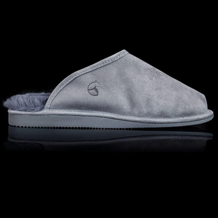 ESTRO Lammfell Hausschuhe Herren Pantoffeln Leder - Warm Lammfellhausschuhe Sheepskin Slippers Warme
