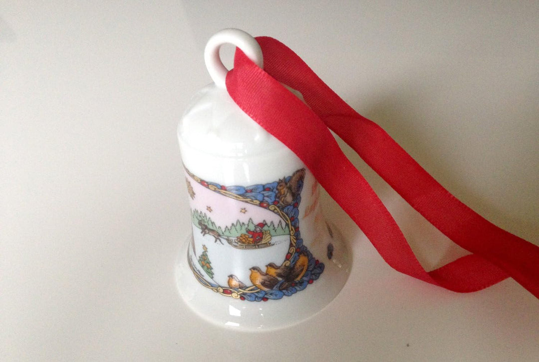 Porzellanglocke Weihnachtsglocke 1995 - Hutschenreuther - in OVP