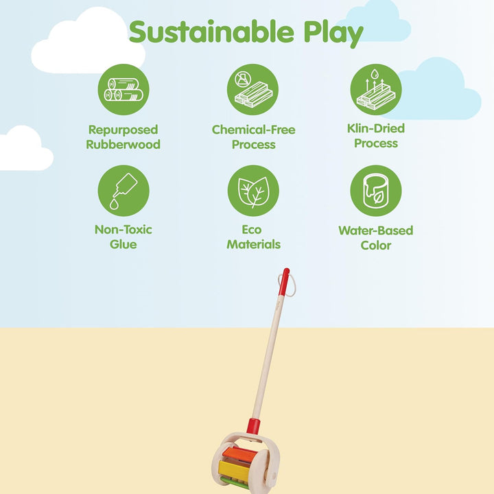 Plan Toys 5137 Holzspielzeug, Holz Roller, Roller