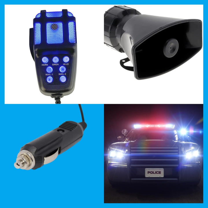 Autohupe Car Horn 7 Ton Alarm Hupe Einfache Verbindung Auto Zigarettenanzünder 135db Notfall Sound V