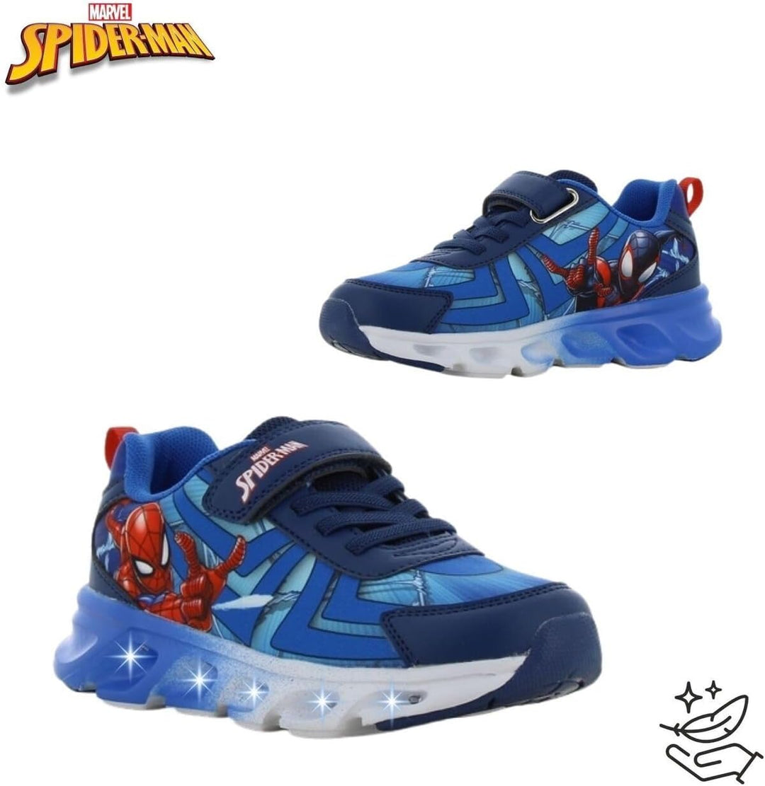 Leomil Paw Patrol Blinkschuhe Schuhe Jungen, Ideal for Schule und Freizeit 27 EU Blau 965, 27 EU Bla
