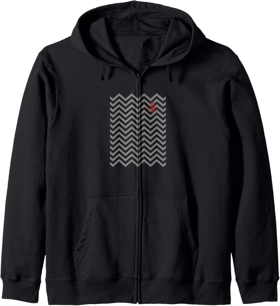 Twin Peaks Owl Pocket Backward and Forward Kapuzenjacke