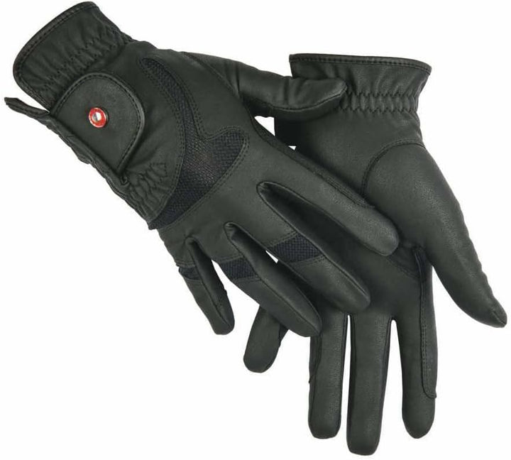 HKM Reithandschuh -Professional Air mesh- M (20-22 cm) Schwarz, M (20-22 cm) Schwarz