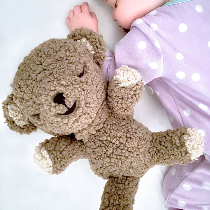 Happiest Baby SNOObear Teddy mit Weissem Rauschen, Kakao, Kakao