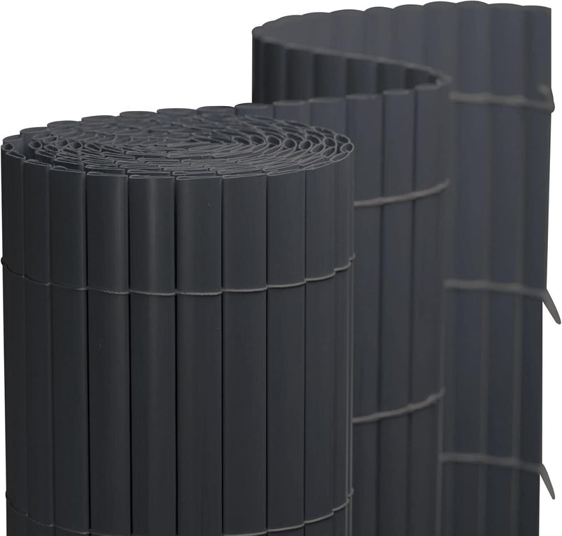 jarolift PVC Sichtschutzmatte Balkon Sichtschutz Wetterfest für Garten Terrasse, Sichtschutzzaun Bal