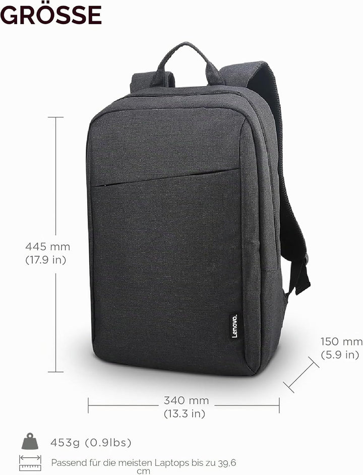 Lenovo [Tasche] 15,6 Zoll Casual Laptop Rucksack B210 (wasserabweisend), works with Chromebook (WWCB