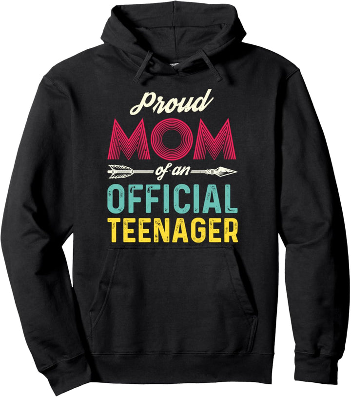 Stolze Mutter des offiziellen Teenagers 13. Geburtstag 13 Pullover Hoodie