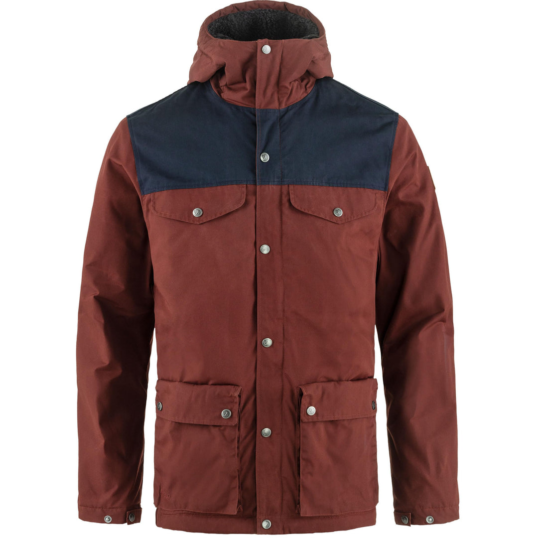 FJÄLLRÄVEN Greenland Herren Jacke 81872 XS Maroon/Dark Navy, XS Maroon/Dark Navy