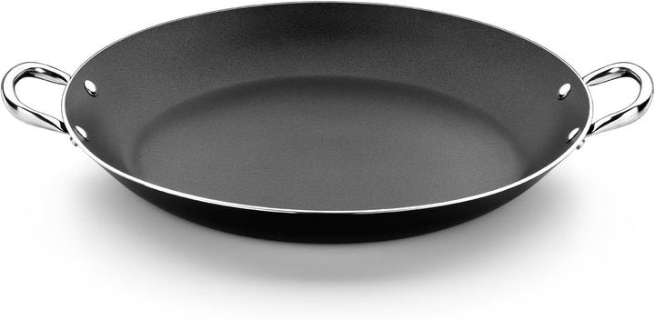 Monix Resistent Plus - Paella-Pfanne aus Aluminium mit Antihaftbeschichtung, 38 cm, geeignet für all