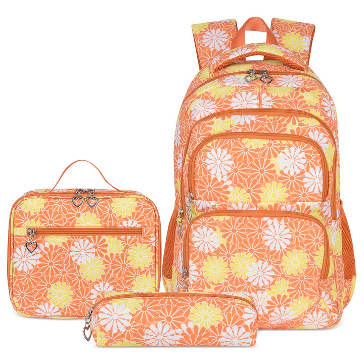 ZHIERNA Schulrucksack Mädchen Teenager Schule Rucksack Damen Schulranzen Kinder Schultasche mit Lunc