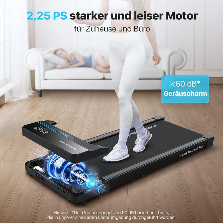 Mobvoi Home Walking Laufband, Walking Pad, Laufband-Schreibtisch, kompakte Laufbänder, 1–6 km/h, tra