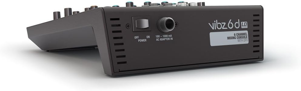 LD Systems VIBZ 6 D - 6-Kanal Mischpult mit DFX 6-Kanal mit DFX, 6-Kanal mit DFX