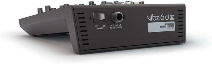 LD Systems VIBZ 6 D - 6-Kanal Mischpult mit DFX 6-Kanal mit DFX, 6-Kanal mit DFX