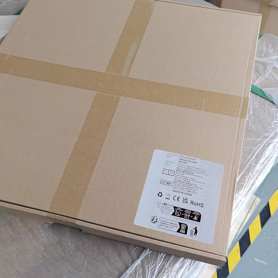LONGER Honigwaben Arbeitsplatte 400x400mm - Aluminium Honeycomb Tisch für CO2/Laserdiode Laser Gravu