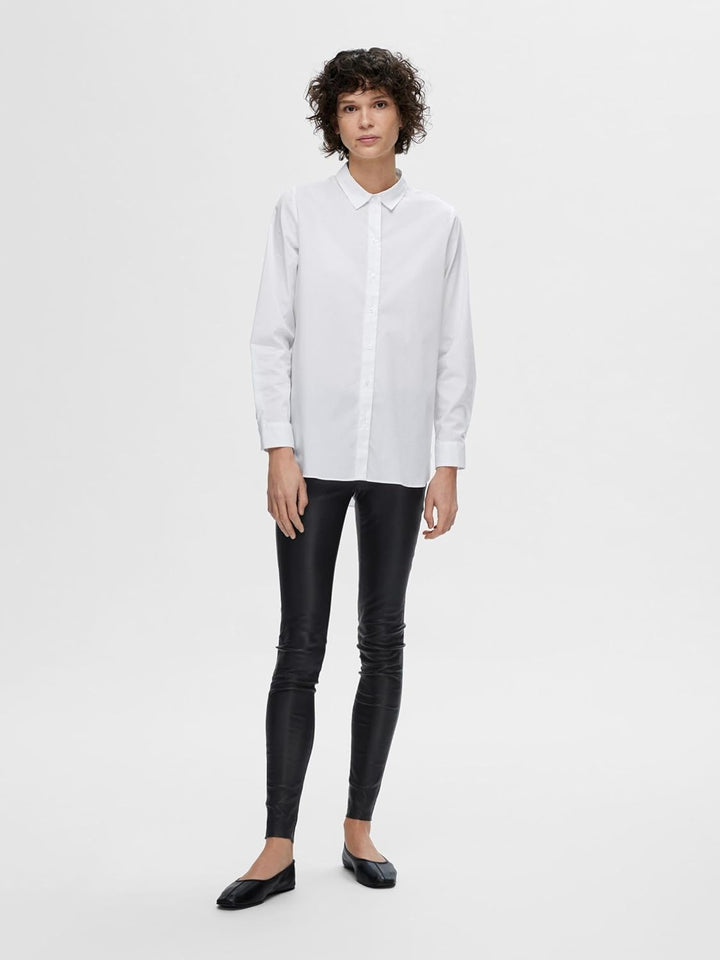 SELECTED FEMME Female Hemd Reissverschluss 36 Bright White, 36 Bright White