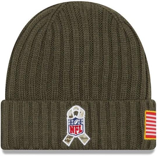 New Era Salute to Service Wintermütze - Oakland Raiders Oliv