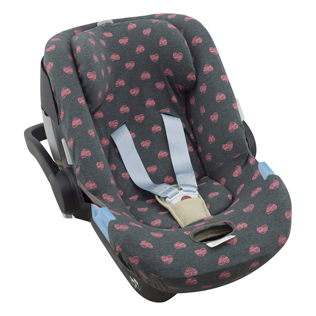 JYOKO Kids Bezug für Autositz kompatibel mit Cybex Aton Cloud- Q-M-2-4-5, aus Baumwolle (Aton 2, Flu