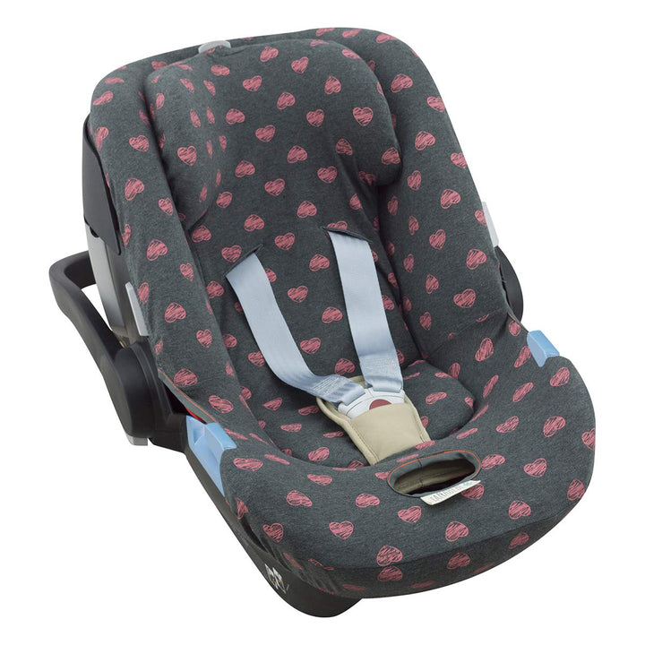 JYOKO Kids Bezug für Autositz kompatibel mit Cybex Aton Cloud- Q-M-2-4-5, aus Baumwolle (Aton 2, Flu