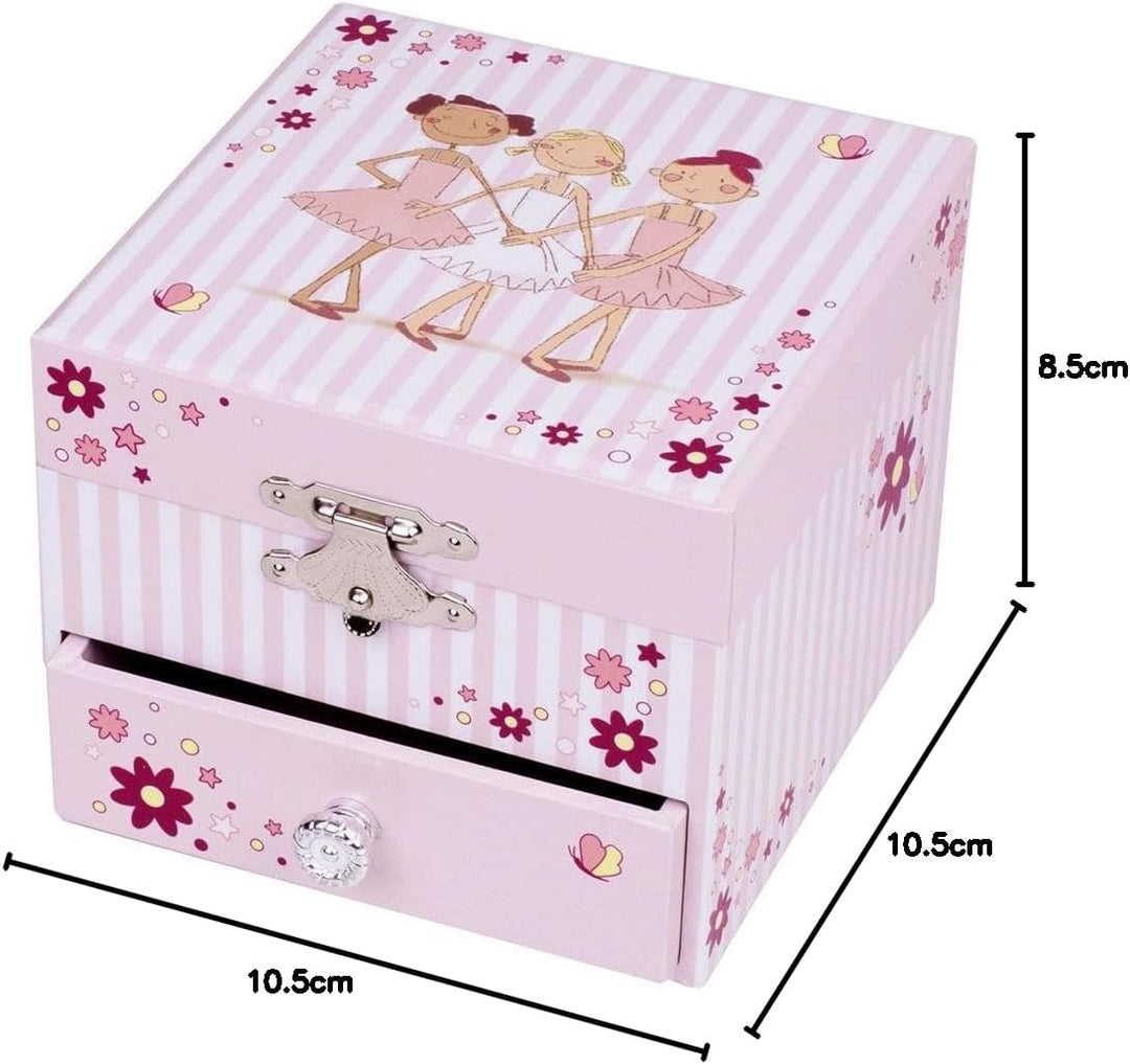 Trousselier - Ballerina - Musikschmuckdose - Spieluhr - Ideales Geschenk für junges Mädchen - Phosph