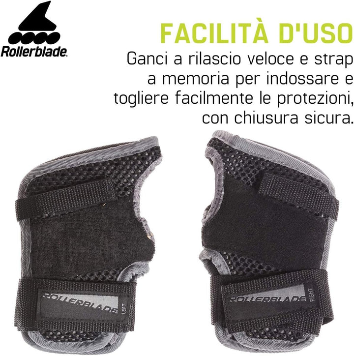 Rollerblade X-Gear Wristguard Inliner Handgelenkschoner Unisex L Schwarz, L Schwarz
