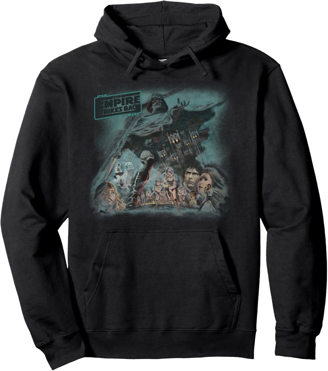 Star Wars Group Shot The Empire Strike Back Smokey Poster Pullover Hoodie