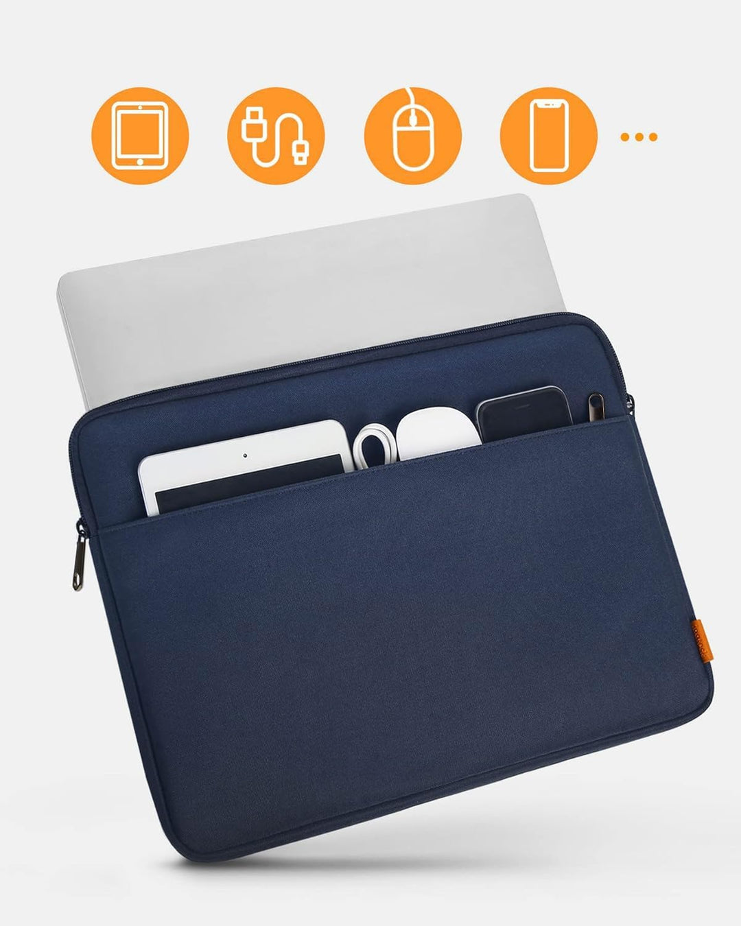 Inateck Laptoptasche Hülle kompatibel mit 15,3 Zoll MacBook Air M5 2026(A3448), M4 2025(A3241), M3 2