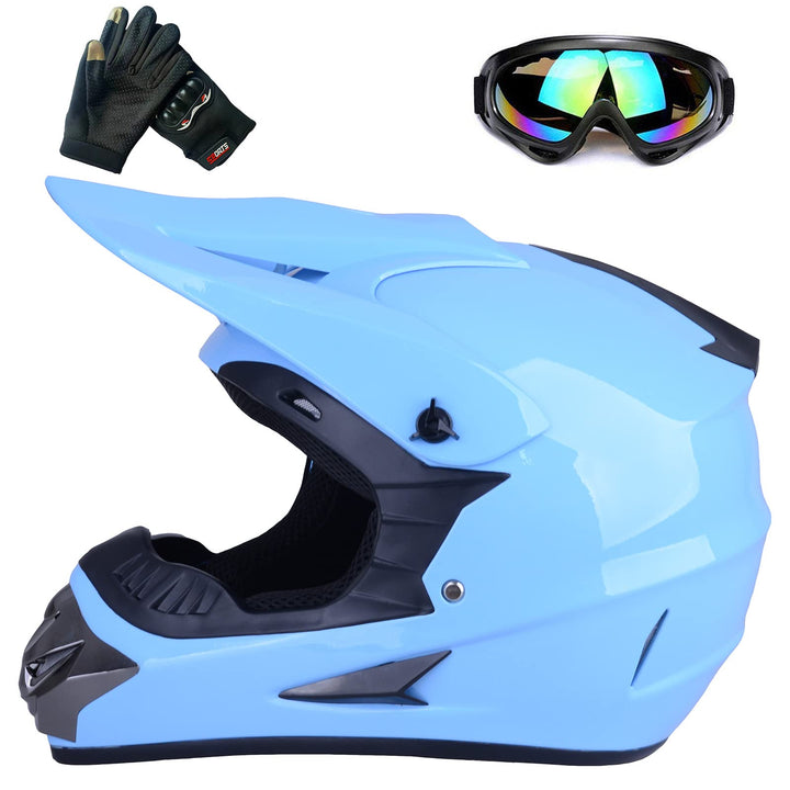 Jugend Motorradhelme,Kinderfahrradreithelm,Junge Und Mädchen, Roller Ski ATV Helm,DOT / ECE-Zertifiz