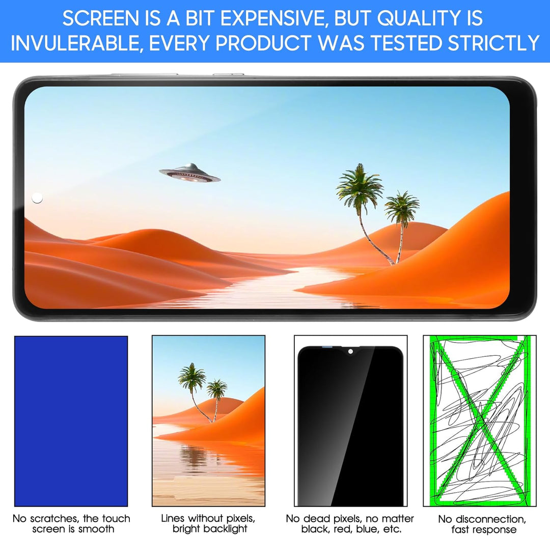 LADYSON LCD-Bildschirm für Samsung Galaxy A52S 5G A528B Ersatz-LCD-Bildschirm SM-A528B TFT LCD Displ