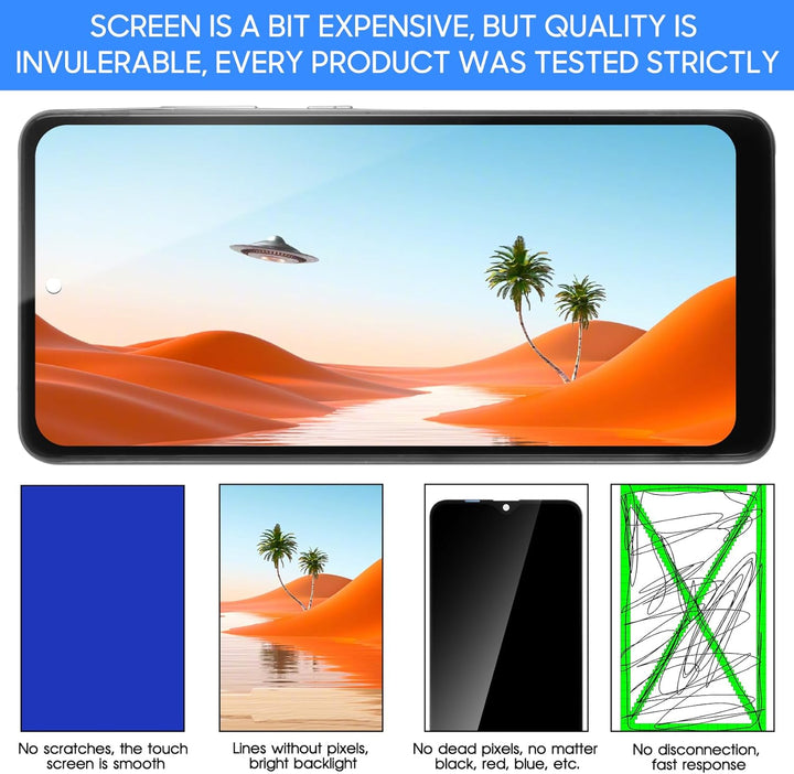 LADYSON LCD-Bildschirm für Samsung Galaxy A52S 5G A528B Ersatz-LCD-Bildschirm SM-A528B TFT LCD Displ