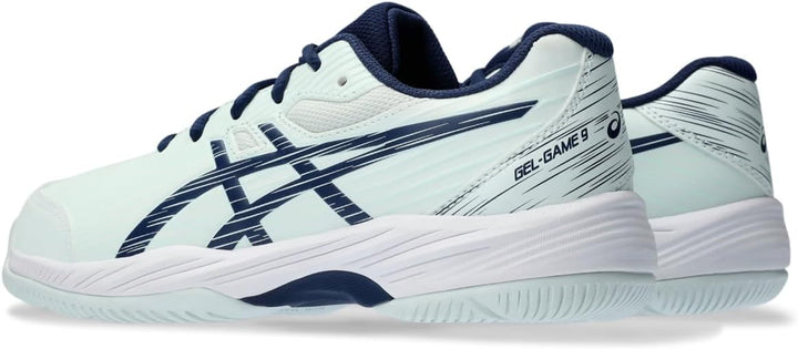 ASICS Unisex Kinder Gel-Game 9 Gs Sneaker 34.5 EU Pale Mint Blue Expanse, 34.5 EU Pale Mint Blue Exp