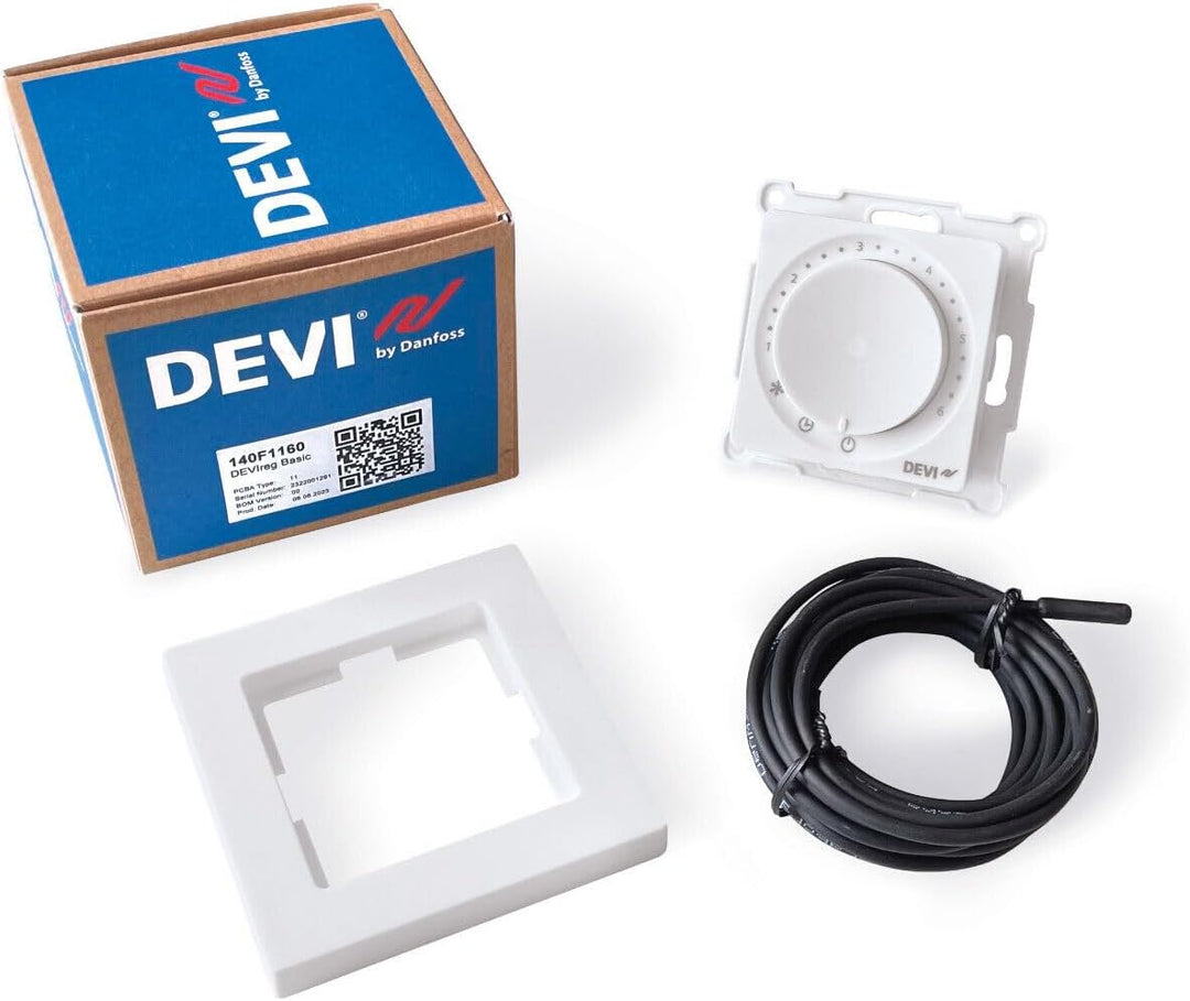 DEVIreg Basic Devi Thermostat für elektrische Fussbodenheizung Bluetooth 140F1160