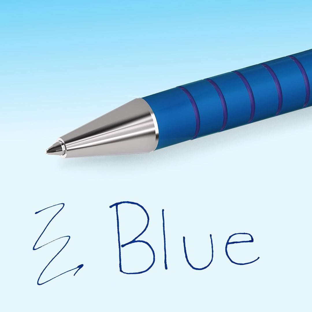 Paper Mate Flexgrip Ultra Druckkugelschreiber | mittlere Spitze (1,0 mm) | blaue Tinte | 36 Stück Mi