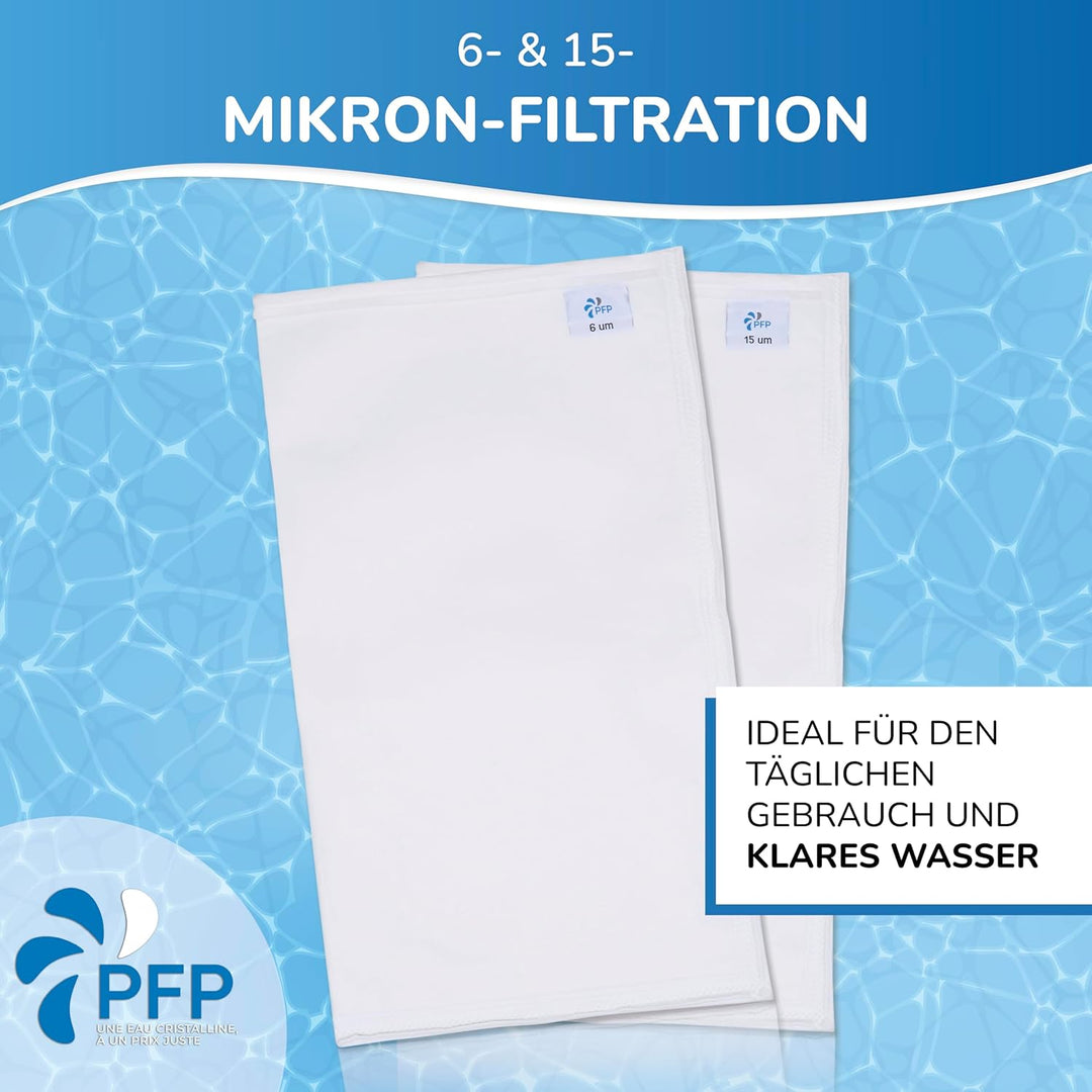 Poches Filtrantes Filtertasche kompatibel mit Desjoyaux – 6 und 15 Mikron…