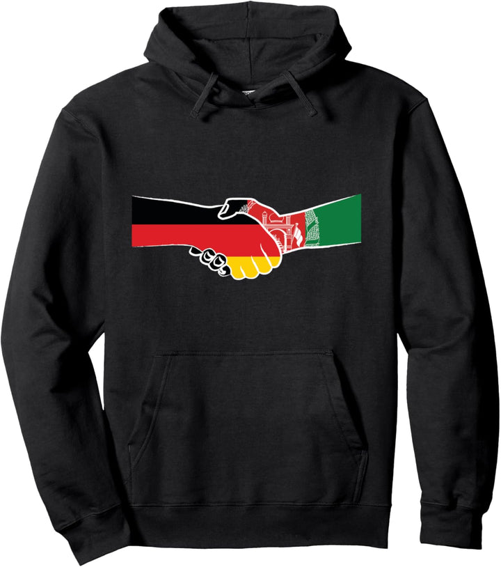 Deutschland, Germany und Afghanistan Freundschaft Flaggen Pullover Hoodie