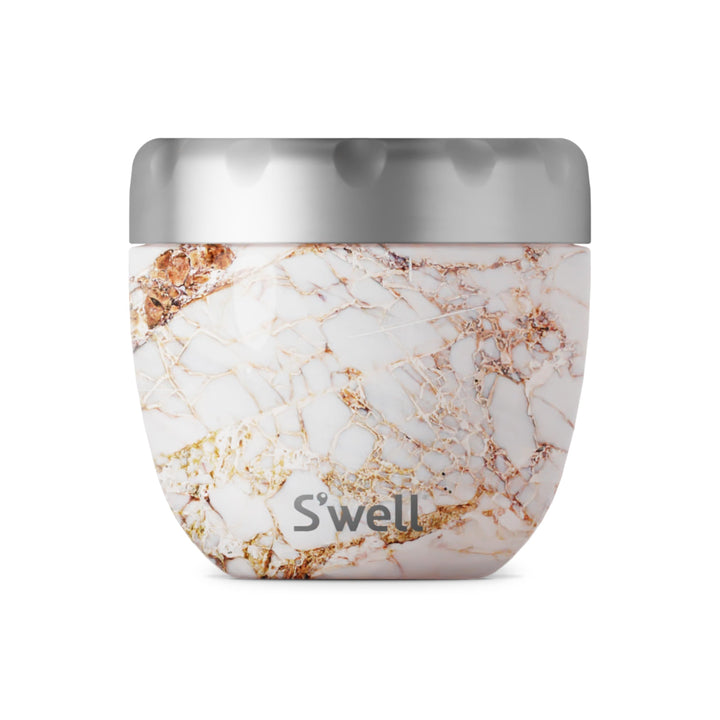 S'well Unisex – Erwachsene Lebensmittelbehälte 21.5oz Calacatta Gold, 21.5oz Calacatta Gold