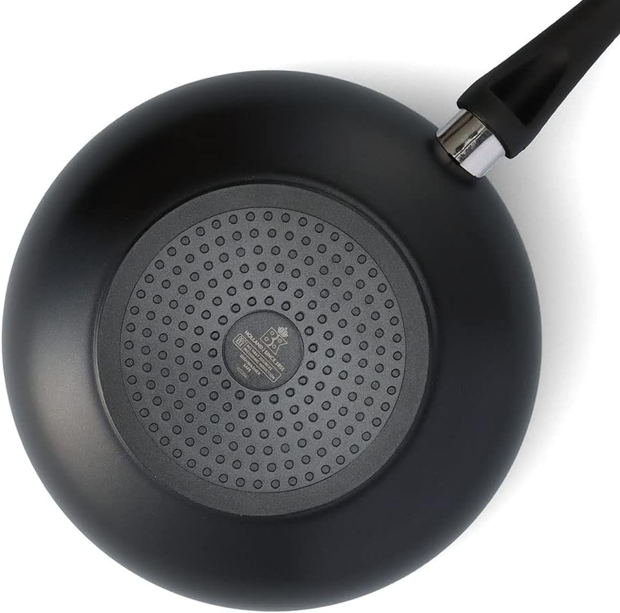 BK Brilliant Gesunde Induktionsgeeignete keramische Antihaft-Pfanne (24 cm) mit Deckel, backofen- un