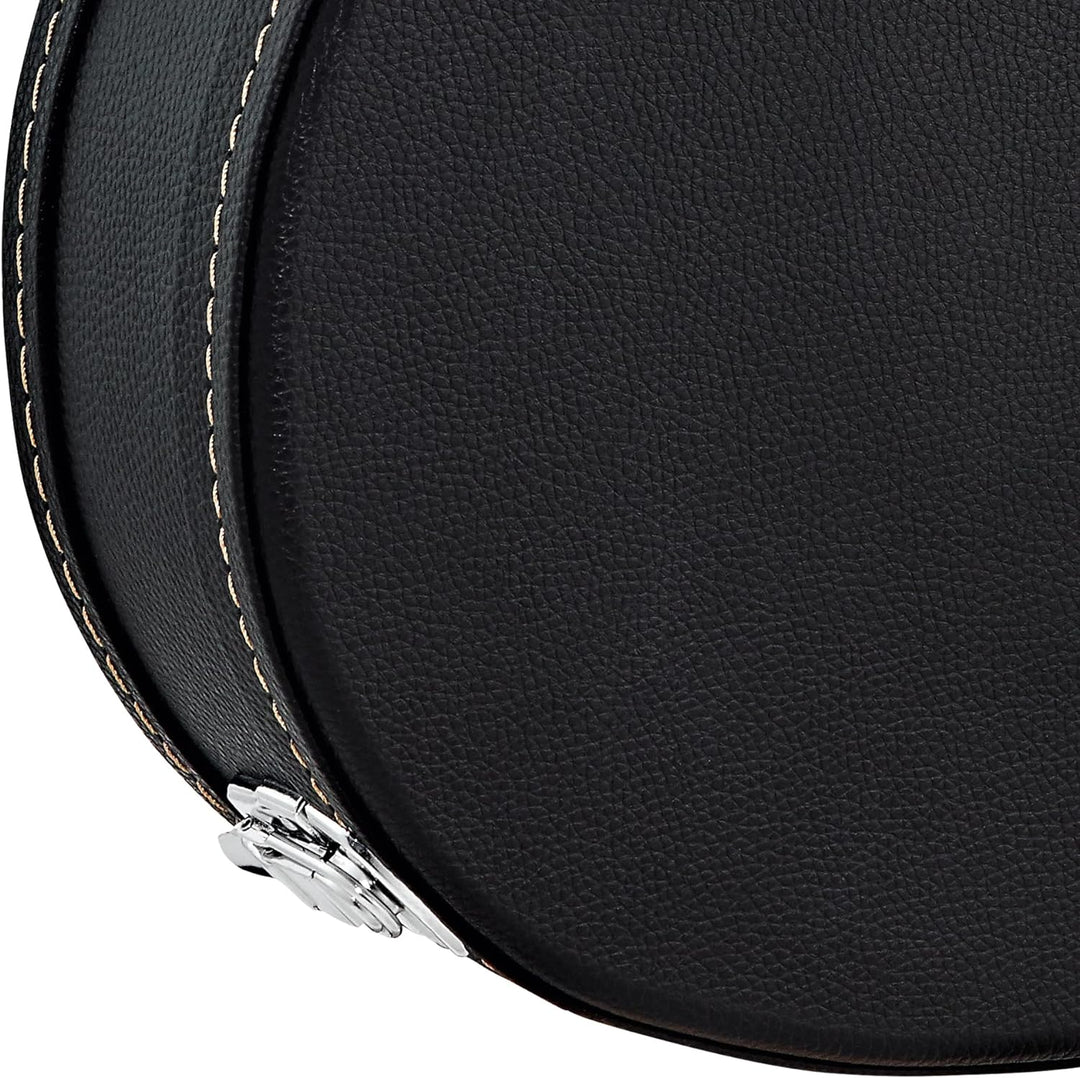 Ortega Guitars Gitarrenkoffer Classic - schwarz, flat top, Economy Series, Chrom Hardware, 100mm tie