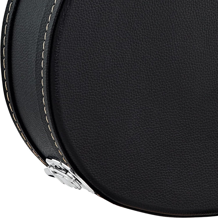 Ortega Guitars Gitarrenkoffer Classic - schwarz, flat top, Economy Series, Chrom Hardware, 100mm tie